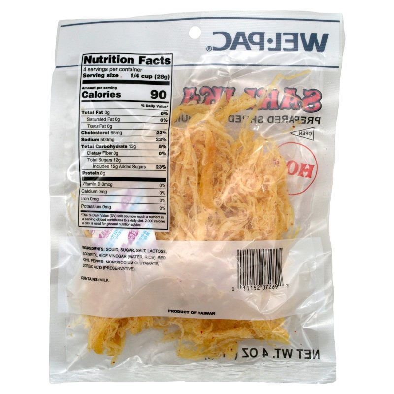 wel pac saki ika prepared shredded squid wel pac 519562