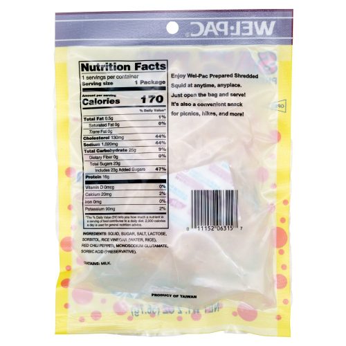 wel pac saki ika prepared shredded squid wel pac 687370