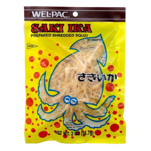 Wel-Pac Saki Ika Prepared Shredded Squid Wel-Pac Original 2 Ounce 