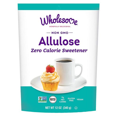 Wholesome Allulose Zero Calorie Sweetener, No Glycemic Impact Snackathon Foods Granulated 12 Ounce 