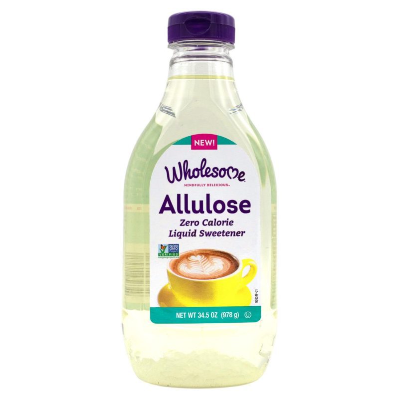 Wholesome Allulose Zero Calorie Sweetener, No Glycemic Impact Snackathon Foods Liquid 34.5 Ounce