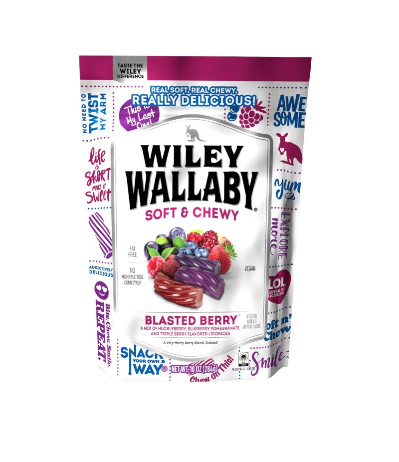 Wiley Wallaby Licorice Wiley Wallaby Blasted Berry 10 Ounce