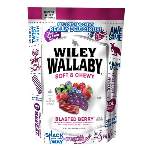 Wiley Wallaby Licorice Wiley Wallaby Blasted Berry 7.05 Ounce 