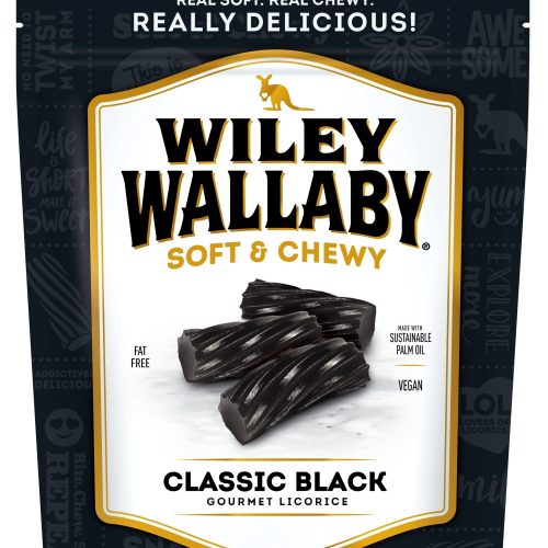 Wiley Wallaby Licorice Wiley Wallaby Classic Black 10 Ounce 