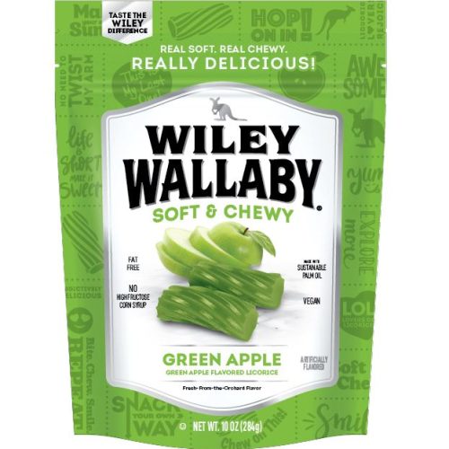 Wiley Wallaby Licorice Wiley Wallaby Green Apple 10 Ounce 