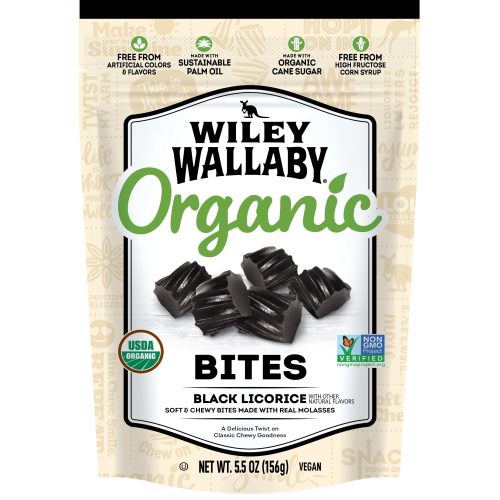 Wiley Wallaby Licorice Wiley Wallaby Organic Black 6 Ounce 