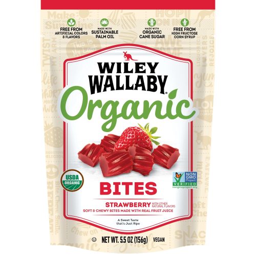 Wiley Wallaby Licorice Wiley Wallaby Organic Strawberry 5.5 Ounce 