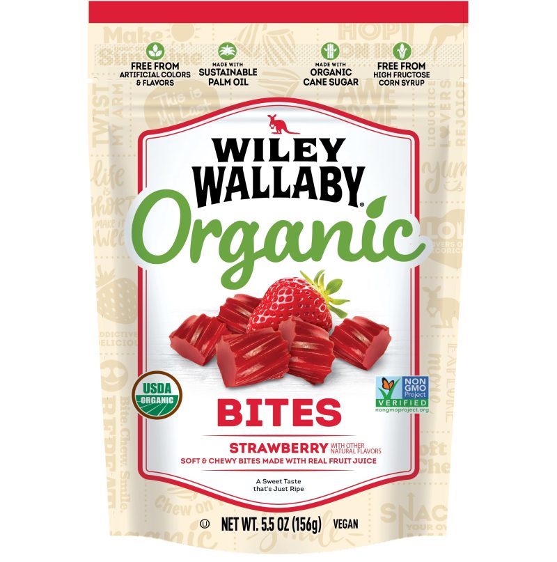 Wiley Wallaby Licorice Wiley Wallaby Organic Strawberry 5.5 Ounce