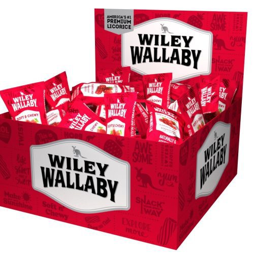 Wiley Wallaby Licorice Wiley Wallaby Original Red 0.28 Oz-50 Count 