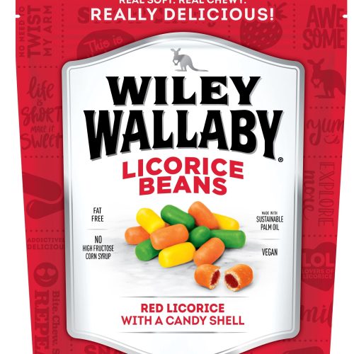 Wiley Wallaby Licorice Wiley Wallaby Red Licorice Beans 10 Ounce 