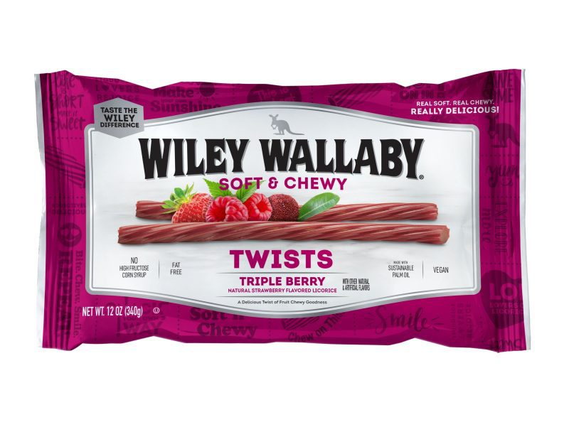 Wiley Wallaby Licorice Wiley Wallaby Triple Berry 12 Ounce