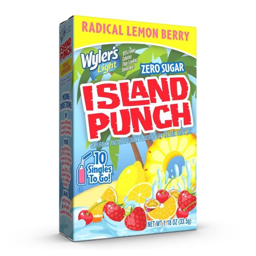 Wyler's Island Punch Drink Mix Wyler's Radical Lemon Berry 10 Sticks 