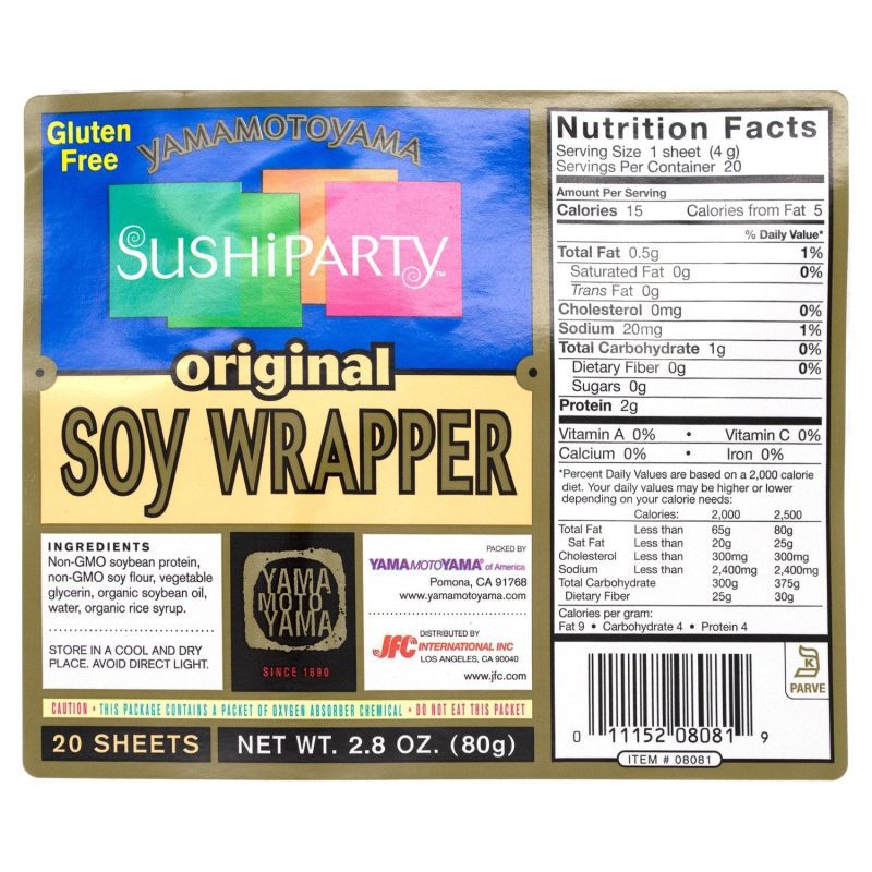 yamamotoyama sushi soy wrapper yamamotoyama 585122