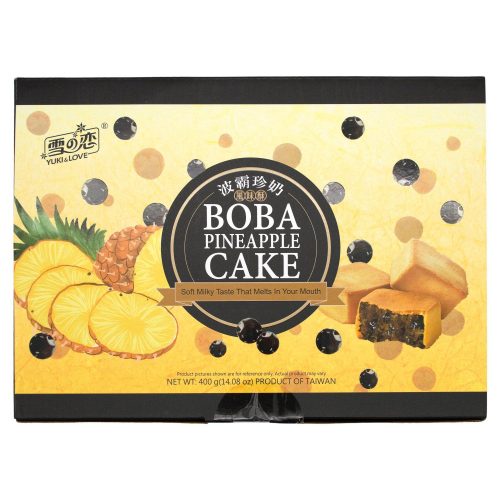 Yuki & Love Boba Pineapple Cake Yuki & Love Original 14.08 Ounce