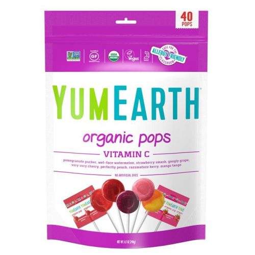 YumEarth Organic Lollipops YumEarth Vitamin C 8.5 Ounce