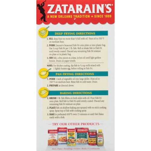 zatarains fish fri zatarains 982324