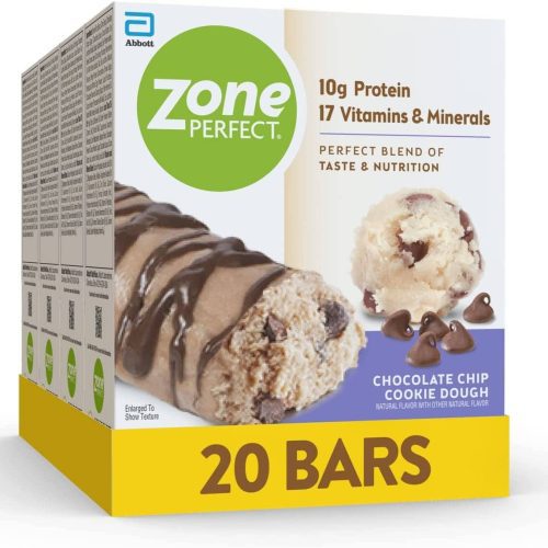 ZonePerfect Protein Bars ZonePerfect Chocolate Chip Cookie Dough 1.58 Oz-20 Count