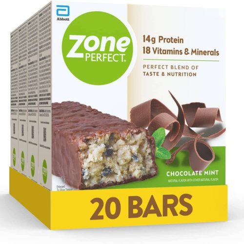 ZonePerfect Protein Bars ZonePerfect Chocolate Mint 1.76 Oz-20 Count 