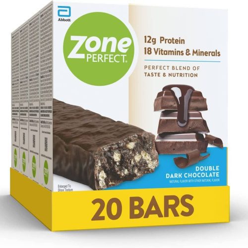 ZonePerfect Protein Bars ZonePerfect Double Dark Chocolate 1.58 Oz-20 Count 