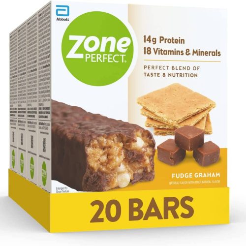 ZonePerfect Protein Bars ZonePerfect Fudge Graham 1.76 Oz-20 Count 