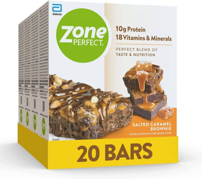 ZonePerfect Protein Bars ZonePerfect Salted Caramel Brownie 1.58 Oz-20 Count